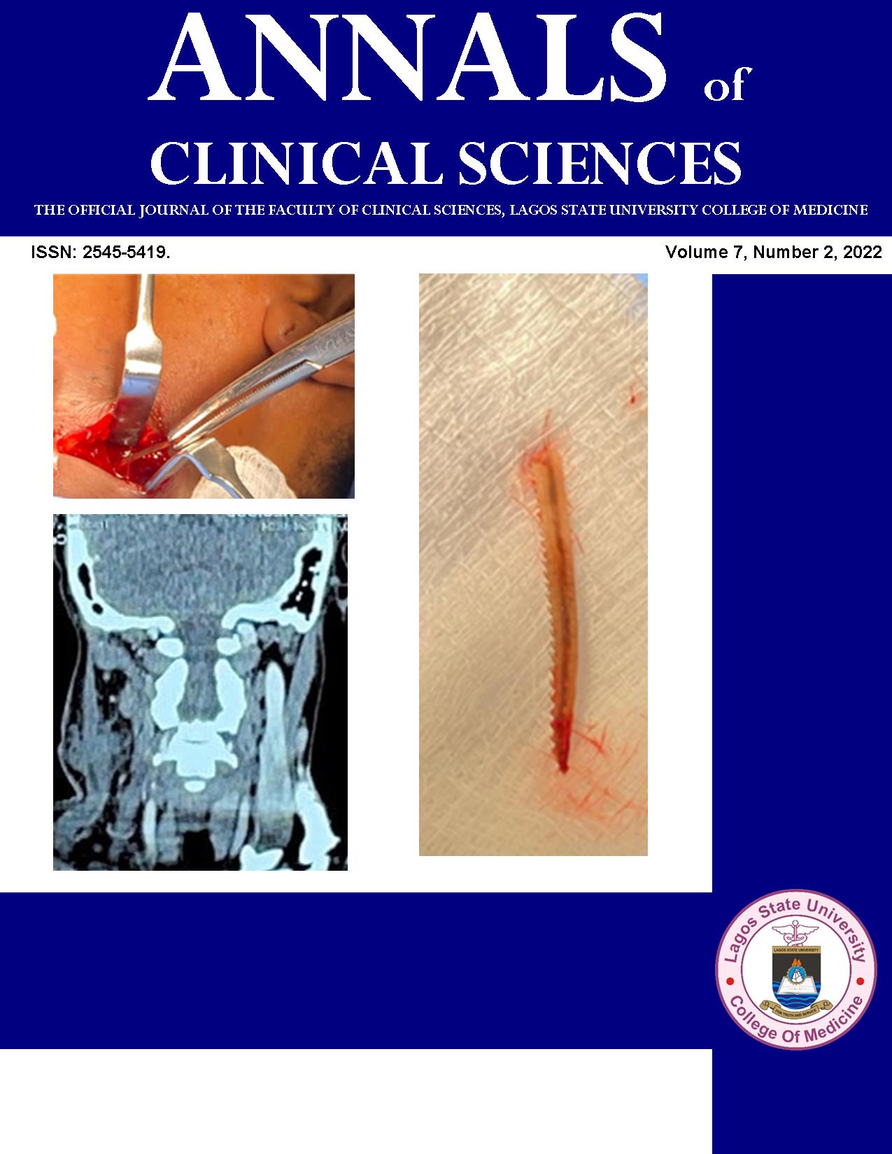 					View Vol. 7 No. 2 (2022): Annals of Clinical Sciences
				