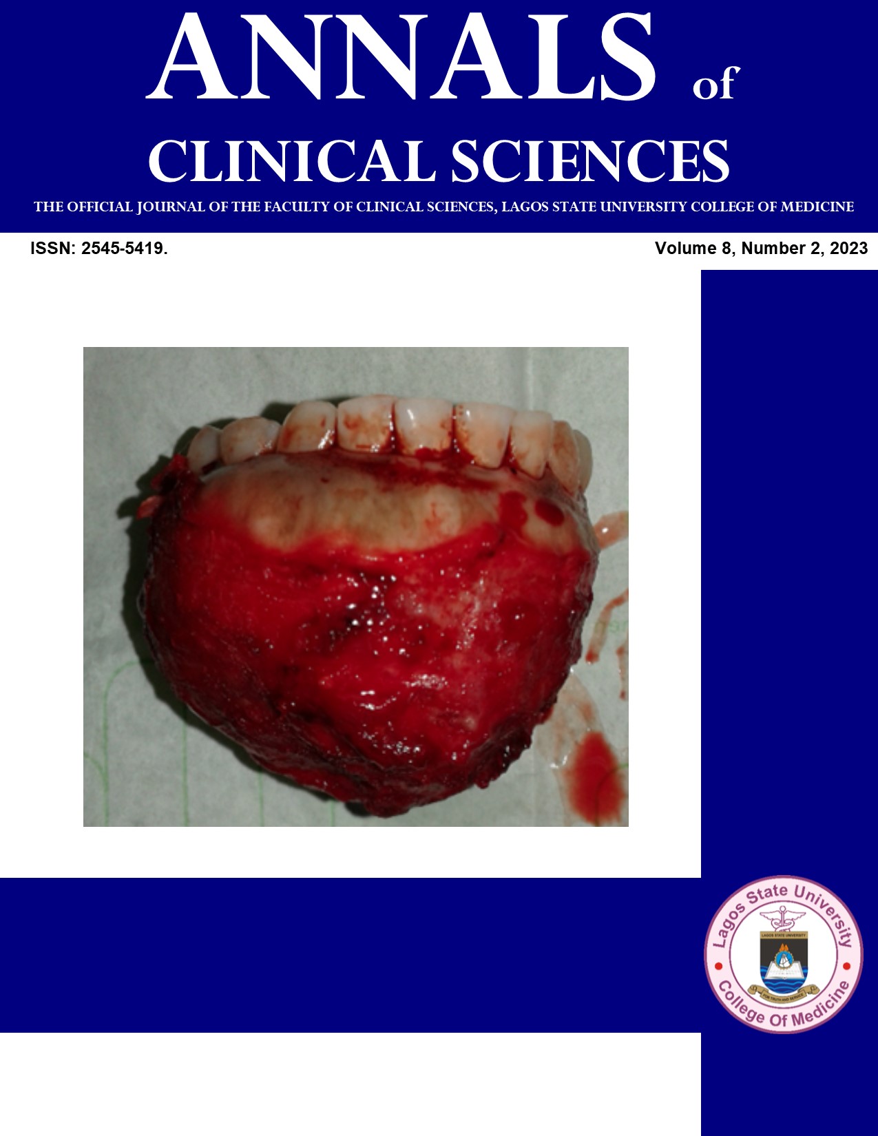 					View Vol. 8 No. 2 (2023): Annals of Clinical Sciences
				