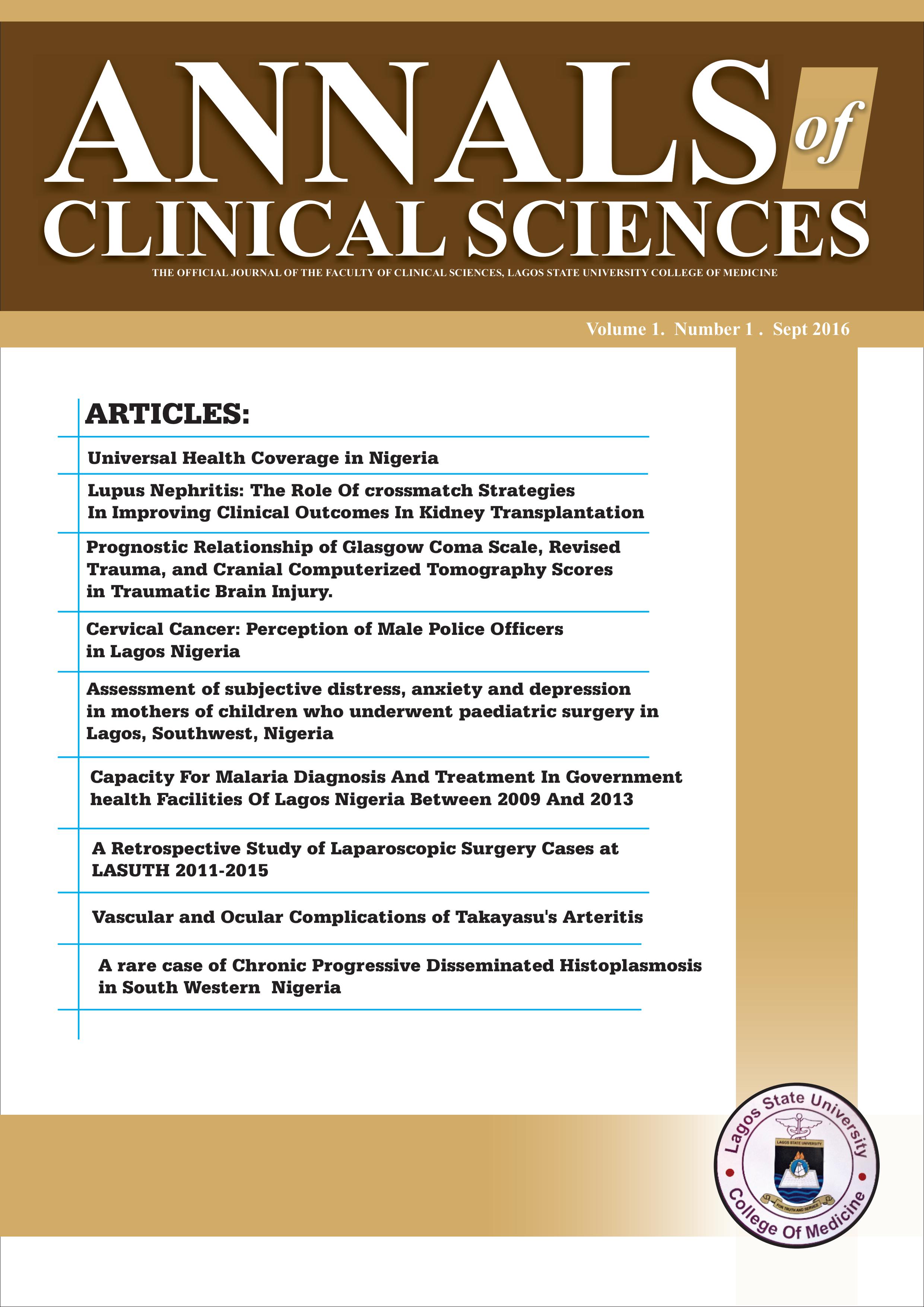 					View Vol. 1 No. 1 (2016): Annals of Clinical Sciences
				